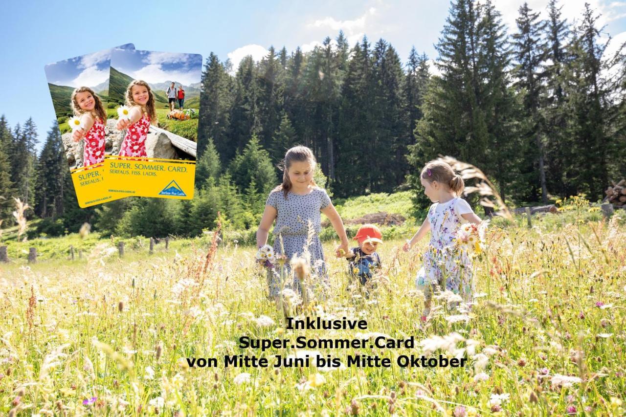 Laudegghof Ladis Inklusive Sommer Bergbahnticket エクステリア 写真
